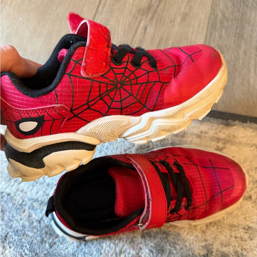 Spiderman Red and Black Kids Sneakers